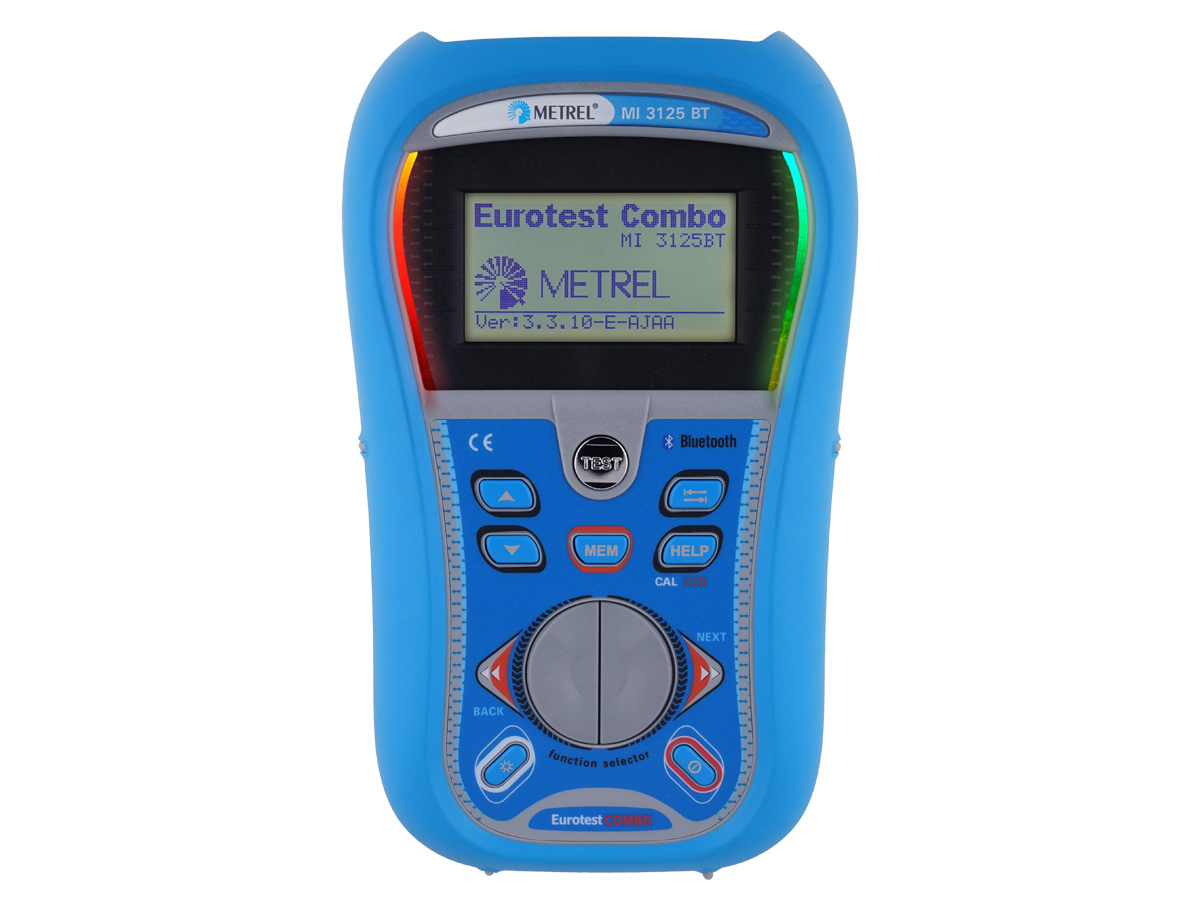 Metrel MI3125BT1 Eurotest Combo Bluetooth Multifunction Tester - Why ...