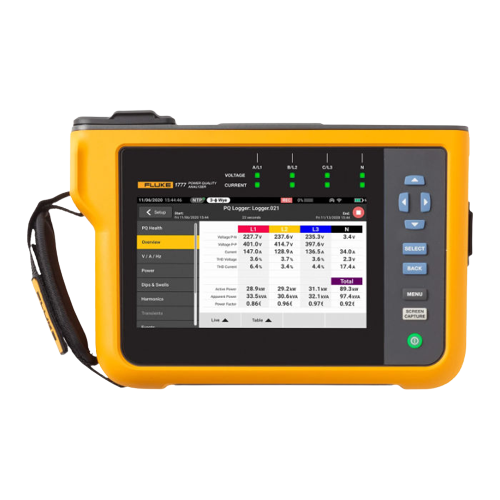 Fluke 1777 Three-Phase Power Quality Analyser (Basic)